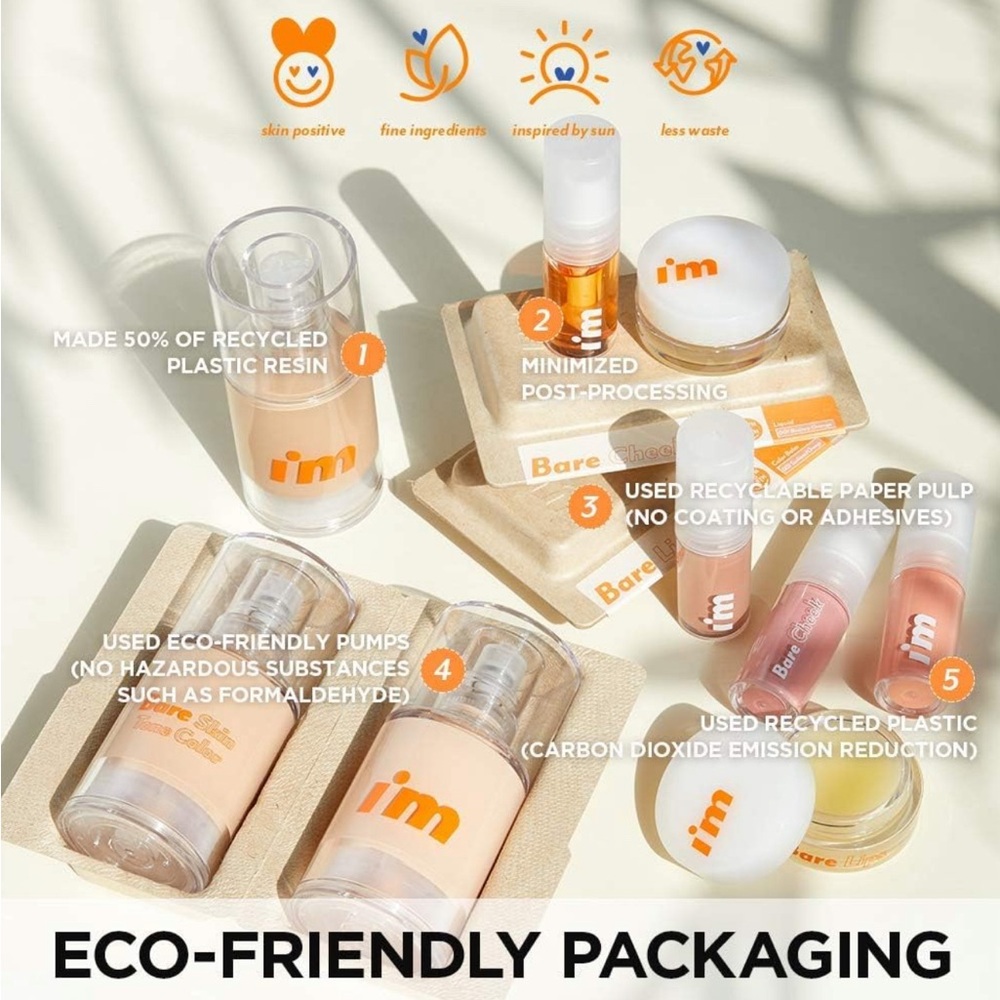 New I'm Meme Blush Bare Cheek Liquid Bouncy Almond Korean Beauty $18 - Picture 4 of 8
